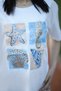 Ocean Glow Women's T-Shirt with Seashell Sequin Detail - 2