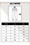 -2 Pieces- Black Gray Opportunity Product Large Size Quality Loose Fit Flexible Comfortable Fabric Tracksuit -Veri̇vay- - 6