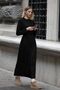 Label Detailed Basic Modest Women's Jersey Dress 3156 – Special Series - 5