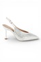 Qui̇era Silver Stone Women's Heeled Shoes - 2