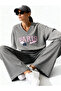 Paris Printed V-Neck Wide-Leg Casual Stylish Top and Bottom Tracksuit Set