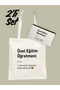 Teacher-Specific Cloth Bag and Clutch Set of 2