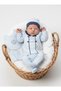 Lider Aslan Lion Baby Boy Set of 5 Newborn 5 Piece Hospital Release Bodysuit Set - 2