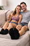 Black Unisex Booties Socks, Pack of 6 – Cotton, Odorless, Anti-Sweat, Daily & Sports Use - 2