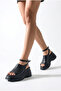 Aurora Lila Women's Sandals 0012917 Black - 3