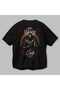 Viking Mythology 6 Back Printed Black Oversize T-Shirt Men Women Cotton Crew Neck T-Shirt - 3