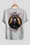 Loke 1 Back Printed White Oversize T-Shirt Men's Women's Cotton Crew Neck T-Shirt - 2
