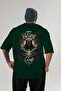 Viking Mythology 9 Back Printed Green Oversize T-Shirt Men Women Cotton Crewneck Tshirt