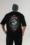 Viking Mythology 26 Back Printed Black Oversize T-Shirt Men Women Cotton Crewneck Tshirt