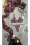 Women's Floral Detailed Bralet Set