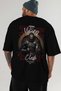 Viking Mythology 6 Back Printed Black Oversize T-Shirt Men Women Cotton Crew Neck T-Shirt - 6