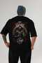 Viking Mythology 6 Back Printed Black Oversize T-Shirt Men Women Cotton Crew Neck T-Shirt