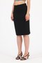 Women's Slit Pencil Skirt High Waist Below Knee Stretchy Fabric Stylish Pencil Skirt - 3