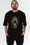 Viking Mythology 9 Pre-Printed Black Oversize T-Shirt Men Women Cotton Crew Neck T-Shirt - 2