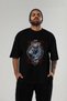 Viking Mythology 19 Pre-Printed Black Oversize T-Shirt Men Women Cotton Crew Neck T-Shirt - 6