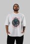 Fenrir Front Printed White Oversize T-Shirt Men Women Cotton Crew Neck Tshirt - 6