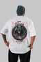 Viking Mythology 28 Back Printed White Oversize T-Shirt Men Women Cotton Crew Neck T-Shirt