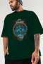 Yggdrasil Front Printed Green Oversize T-Shirt Men Women Cotton Crew Neck Tshirt - 3