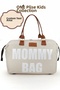 Mother Baby Care Backpack with Strap Attachment and Mommy Bag Shoulder Bag Set of 2 - 5