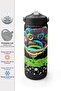 Black Gamer Patterned Steel Thermos with Folding Spout 650 ml 38340