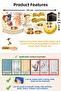 Welcome Ramadan – Glowing Night with Kaaba and Candles Children's Room Wall Sticker Set - 2