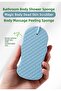 Bath Body Shower Sponge Magic Body Dead Skin Remover Body Massage Exfoliating Sponge Blue