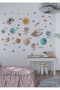 Planets and Astronauts Children's Room Wall Sticker Set - 3