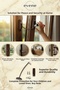 Dark Brown Window Lock with 8 Ropes Children's Safety Security Burglar Pimapen PVC Door Lock - 7