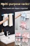 Multi-Purpose Over-The-Door Hanger – Practical Solution for Towels and Slippers - 3