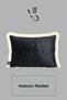 Throw Pillow Cover 35X50 cm Babyface Fabric Cream with Tassels - 2