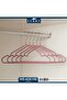 Set of 5 Metal Silicone Coated Clothes Hangers – Non-Slip Durable Hanger Set - 2