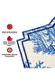 2 Person Medallion, Embroidered French Peasant 4 Piece Service Set (2 American Service+2 Service Napkins) - 2