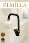 Black Gold Mix Corner Kitchen Sink Faucet