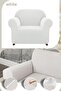 Lycra Single Sofa Cover, Elastic Rubberized Sofa Cover with Pitikare Pattern, Single Size