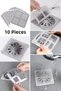 10-Piece Sink Drain Filter Anti-Odor and Pest-Blocking Compatible Set for Kitchen and Bathroom - 4