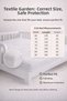 Baby Mattress Cover Liquid/Waterproof 100% Cotton Mattress Protector with Elastic Fitted Mother and Baby Mattress Cover - 4