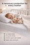 Baby Mattress Cover Liquid/Waterproof 100% Cotton Mattress Protector with Elastic Fitted Mother and Baby Mattress Cover - 2