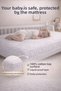 Baby Mattress Cover Liquid/Waterproof 100% Cotton Mattress Protector with Elastic Fitted Mother and Baby Mattress Cover - 3
