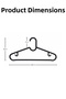 40 Pieces Slim Clothes Hangers - Flexible and Durable Clothing Hangers - 4