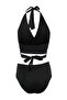 Black Bralette Covered High Waist Regular Bikini Set Tbess26Bt00043 - 4