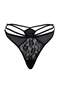 Siyah Boyundan Bağlamalı Saten Babydoll/Fantezi Gecelik THMSS26LL00019 - 5