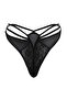 Siyah Boyundan Bağlamalı Saten Babydoll/Fantezi Gecelik THMSS26LL00019 - 6