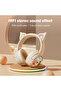 B5 Cat Ear Design USB-C / Type-C RGB Wireless Bluetooth HiFi Headset (Beige) - 3
