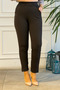 Pipe Leg Side Pocket Steel Knitted Leggings Trousers - 6