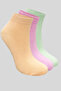 3 Pairs of Women's Bamboo Seamless Booties Socks - 6