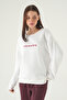 Krem Cherry On Top Baskılı Sweat 1041