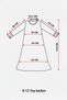 Girls' Hijab Dress One-Piece Prayer Wear Plug-In Headscarf Cotton Elastic Sleeve - 2