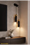 Sparg 2-Piece Metal Dual-Color Black & Antique Finish Wall Sconce (Daylight LED Bulbs Included!!!)