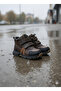 Genuine Leather Brown Daily Orthopedic Boys' Boots - 3