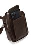 Men's Mechanism Wallet and Leather Cover Shoulder Handbag (17X22Cm) - 2